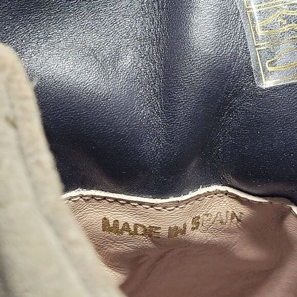 Chloe Tricolor Leather Quilted Suede Wedge Sneaker Hidden Heel‎ Booties Green 34 - Picture 14 of 16